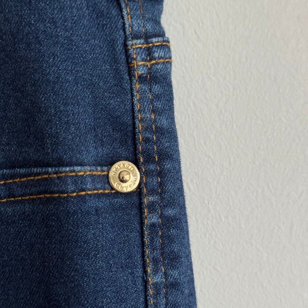 Peter Nygard Slims Skinny Stretch Jeans Pull On Elastic Waist Denim 6/8 Small - Picture 3 of 7